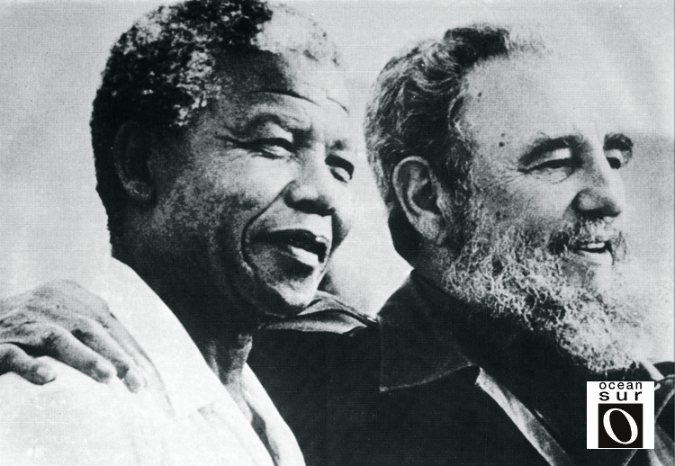 Fidel Castro y Nelson Mandela