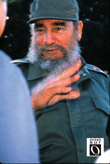 Fidel Castro hablando...