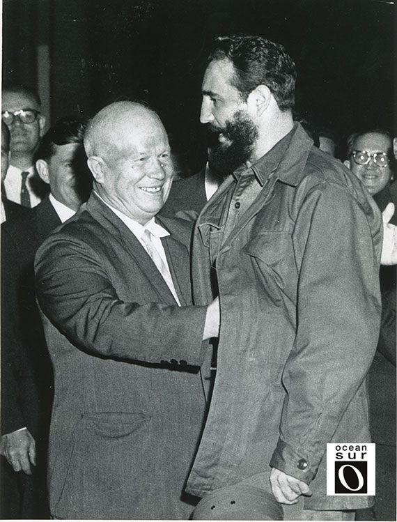 Fidel Castro y Khrushchev
