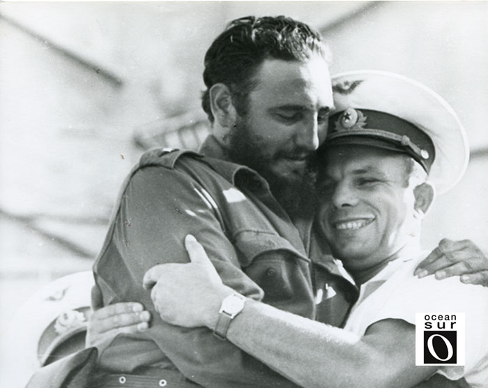 Fidel Castro y Yuri Gagarin